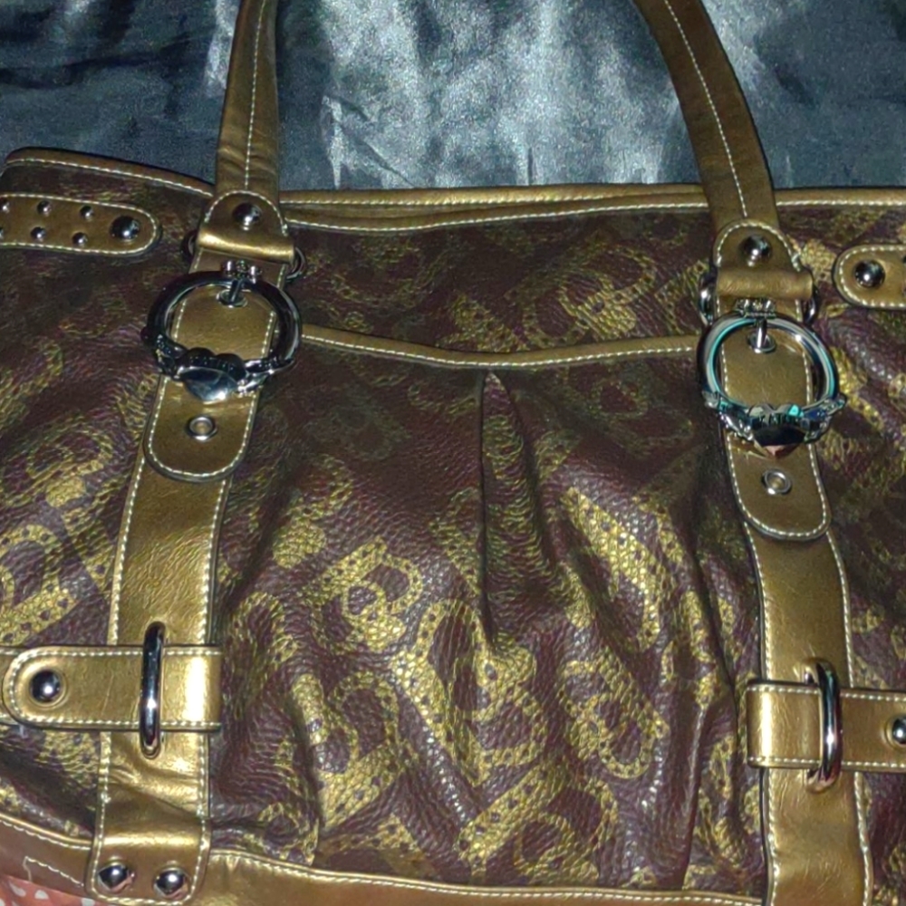 Kathy Van Zeeland Brown Purse